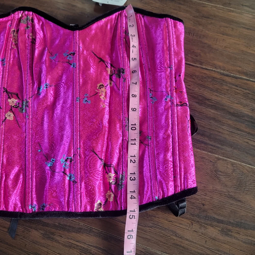 NWT Shirley of Hollywood 2 Pcs Set Intimate Lingerie‎ Corset and G-String Thong
